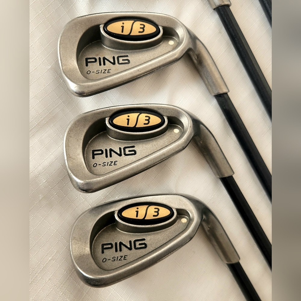 ‼️SOLDPing i3 0-Size iron set 6,7,8,9 and S wedge Graphite shaft 350 series - Picture 2 of 15
